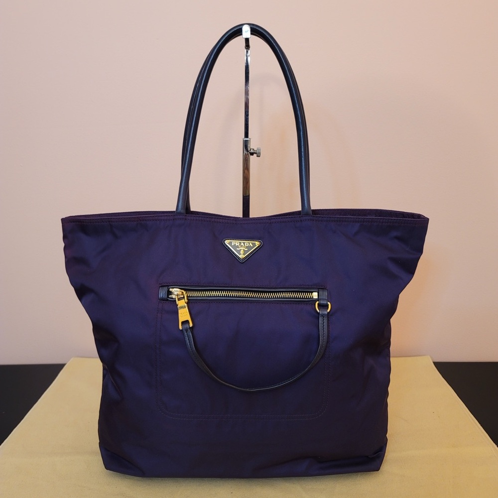 Authentic Prada Nylon Tote Bag